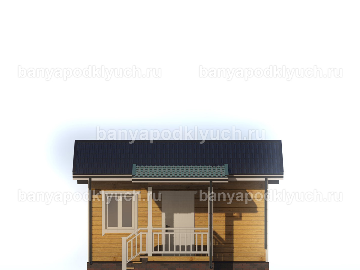 Баня из бруса 6x3 м Баня из бруса 6x3 м